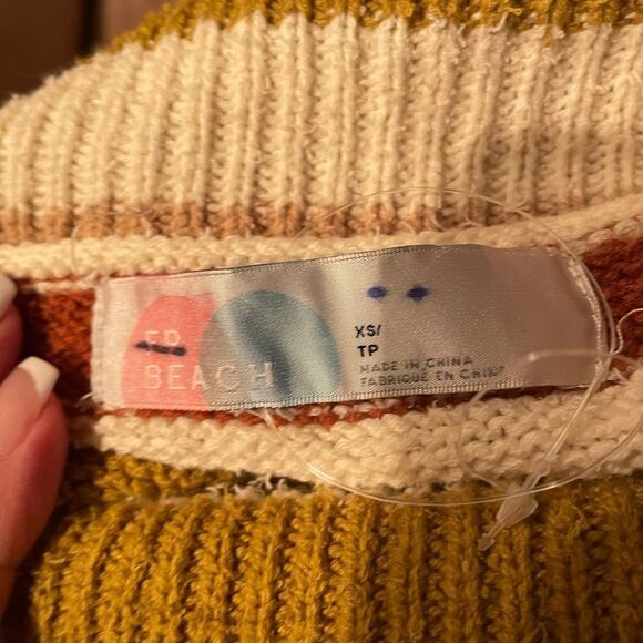 New Free People Beach Atlas sweater pullover size XS - Picture 7 of 7